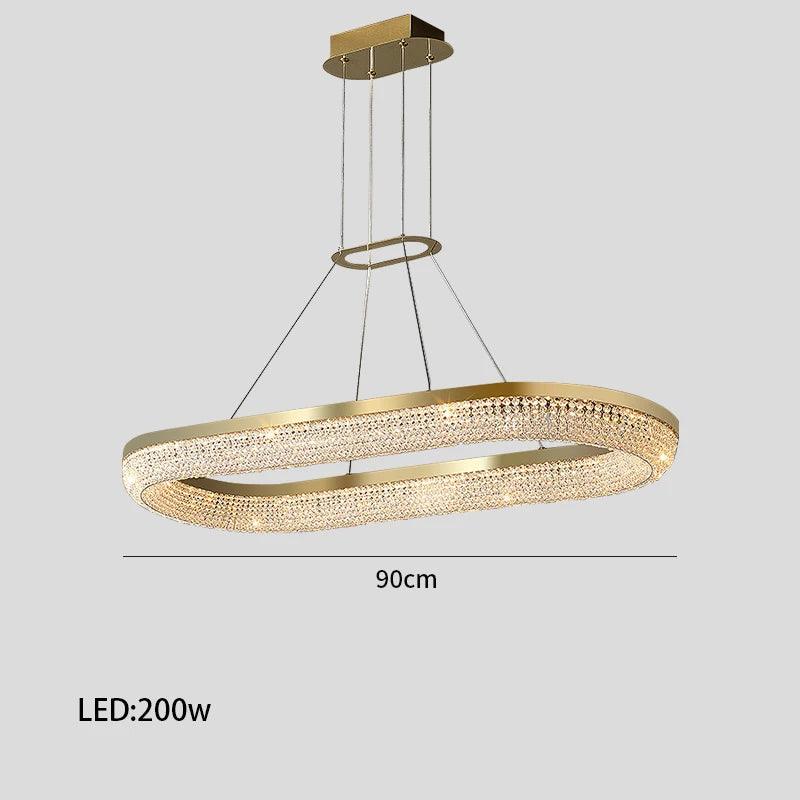 Luminaire Lustre design aérien en cristal – Référence : Melvyn8325- - Nexa Lights