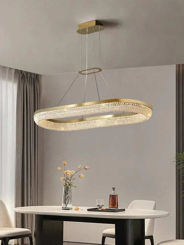 Luminaire Lustre design aérien en cristal – Référence : Melvyn8325- - Nexa Lights
