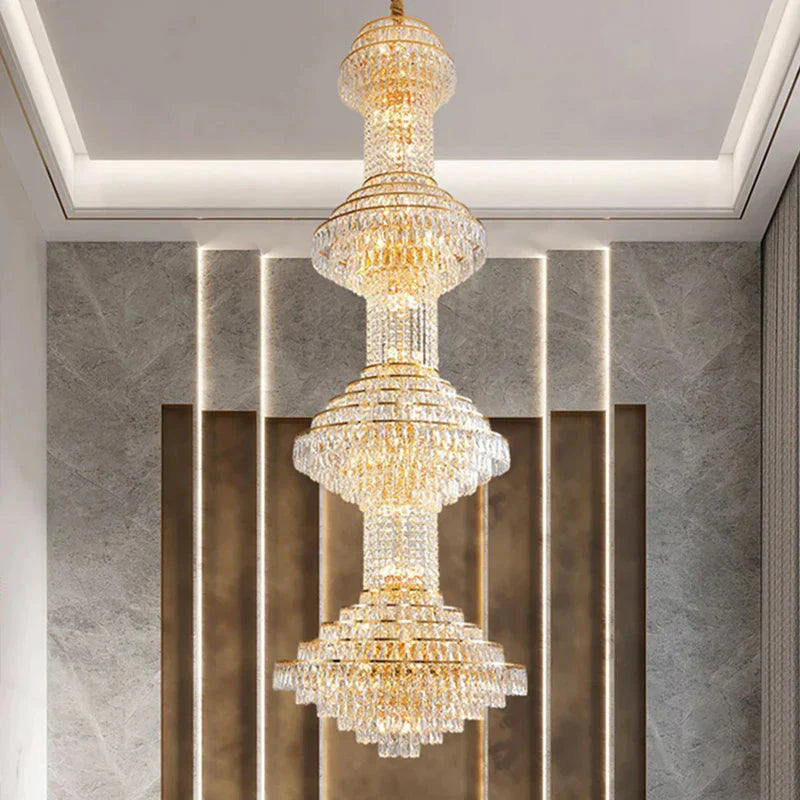 Luminaire Lustre design aérien en cristal – Référence : Noéline8743- - Nexa Lights