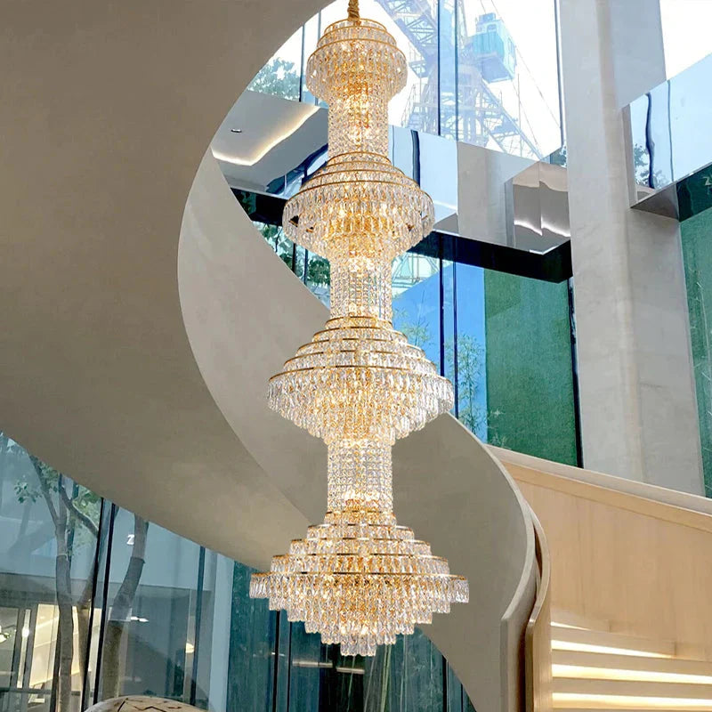 Luminaire Lustre design aérien en cristal – Référence : Noéline8743- - Nexa Lights