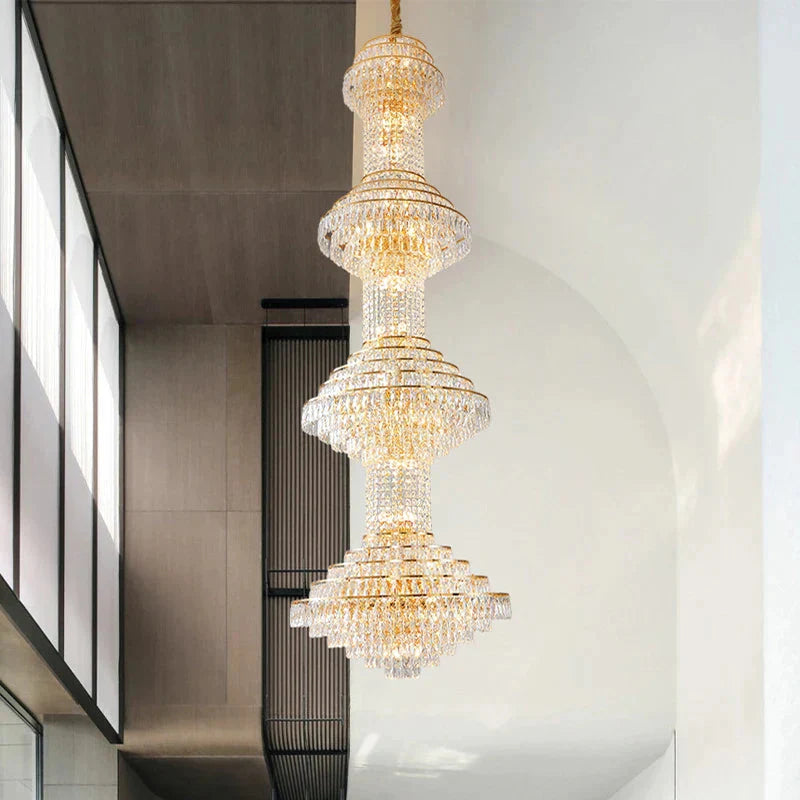Luminaire Lustre design aérien en cristal – Référence : Noéline8743- - Nexa Lights