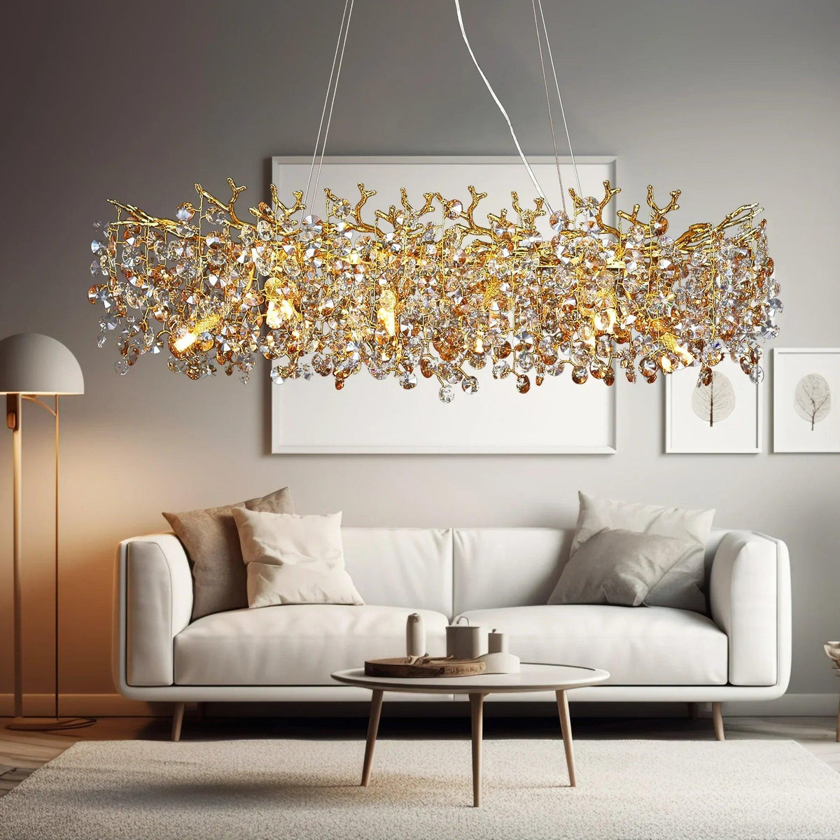 Luminaire Lustre design aérien moderne – Référence : Elysia2487- - Nexa Lights