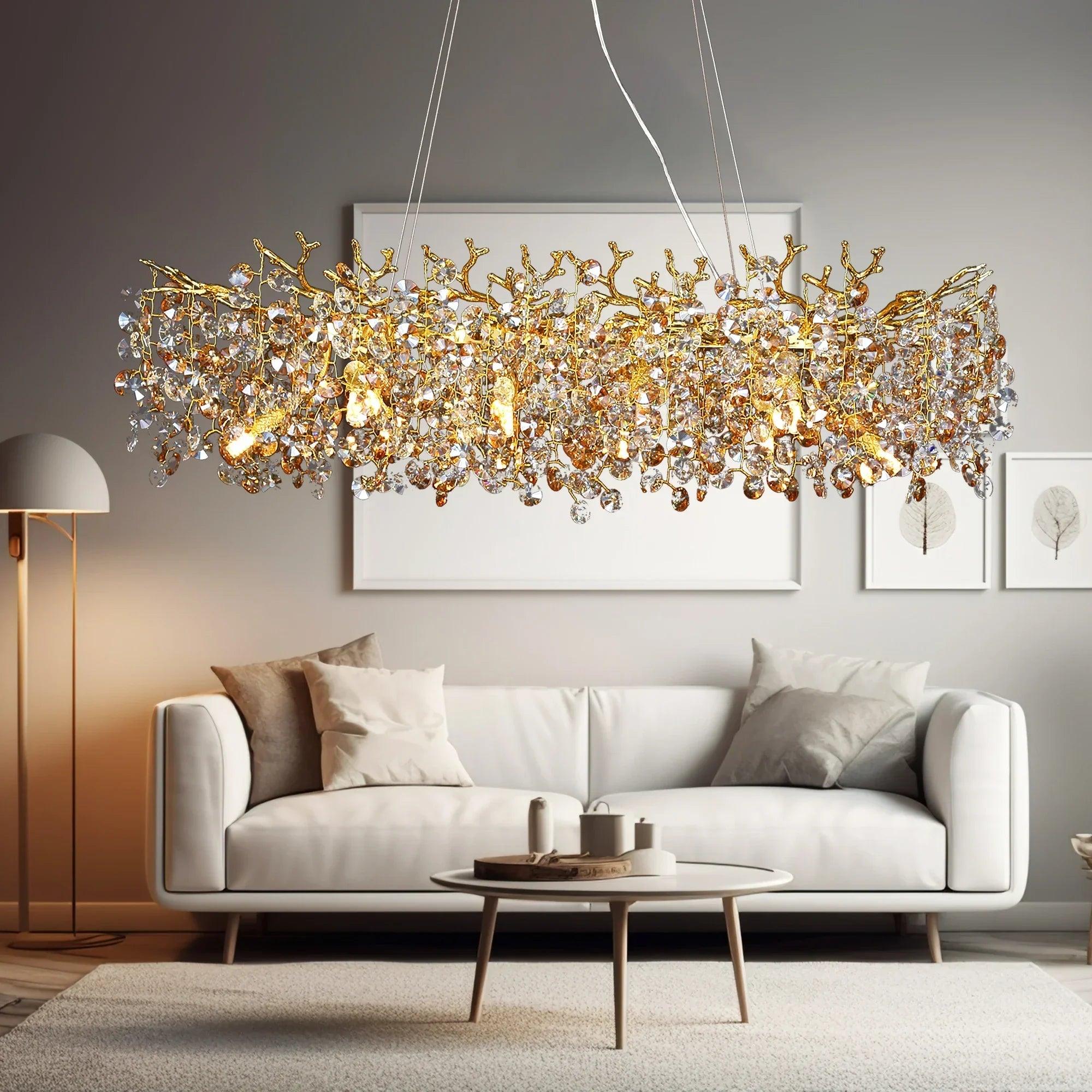 Luminaire Lustre design aérien moderne – Référence : Elysia2487- - Nexa Lights