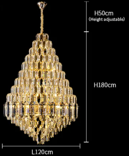 Luminaire Lustre design contemporain élégant – Référence : Elowen3028- - Nexa Lights
