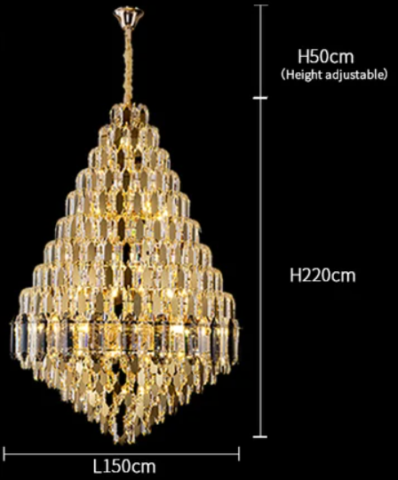 Luminaire Lustre design contemporain élégant – Référence : Elowen3028- - Nexa Lights