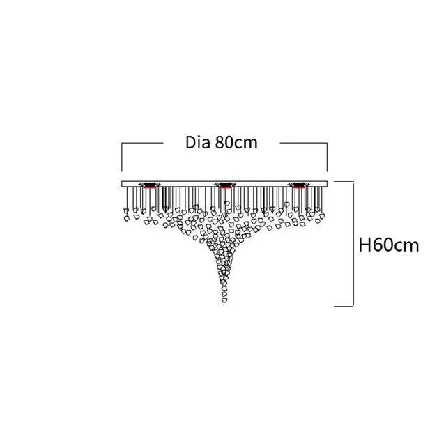 Luminaire Lustre design contemporain en acier inoxydable – Référence : Zélie8471- - Nexa Lights
