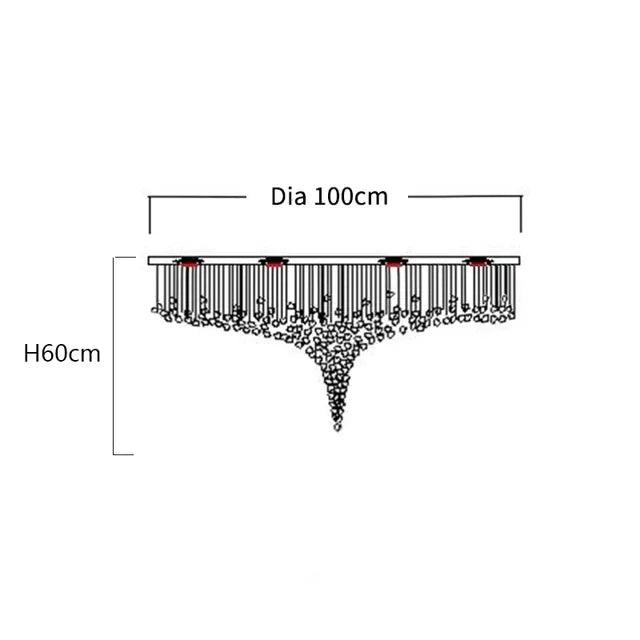 Luminaire Lustre design contemporain en acier inoxydable – Référence : Zélie8471- - Nexa Lights