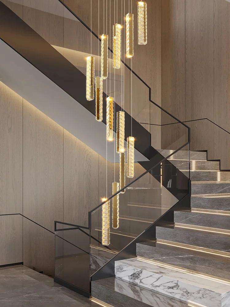 Luminaire Lustre design contemporain en cristal – Référence : Aeliana4830- - Nexa Lights