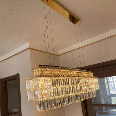 Luminaire Lustre design contemporain en cristal – Référence : Ancelin8374- - Nexa Lights