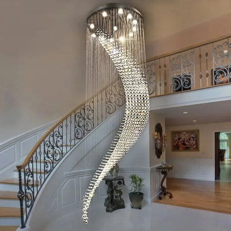 Luminaire Lustre design contemporain en cristal – Référence : Elowen7325- - Nexa Lights