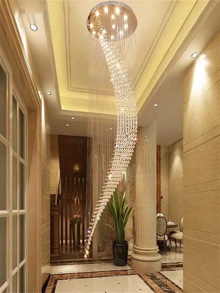 Luminaire Lustre design contemporain en cristal – Référence : Elowen7325- - Nexa Lights