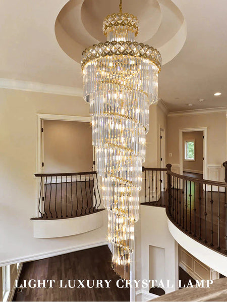 Luminaire Lustre design contemporain en cristal – Référence : Sélène3741- - Nexa Lights