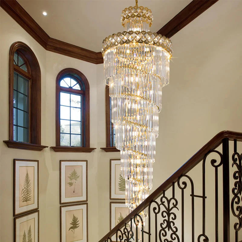 Luminaire Lustre design contemporain en cristal – Référence : Sélène3741- - Nexa Lights