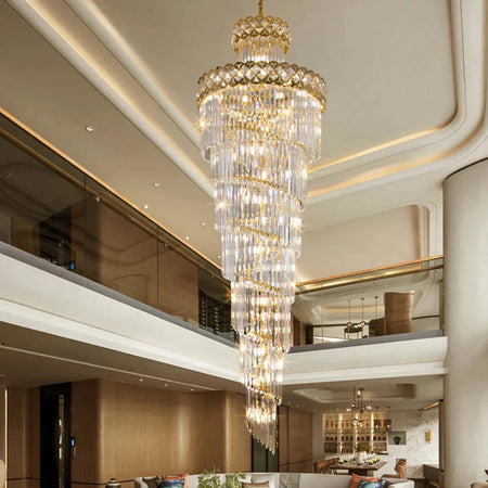 Luminaire Lustre design contemporain en cristal – Référence : Sélène3741- - Nexa Lights