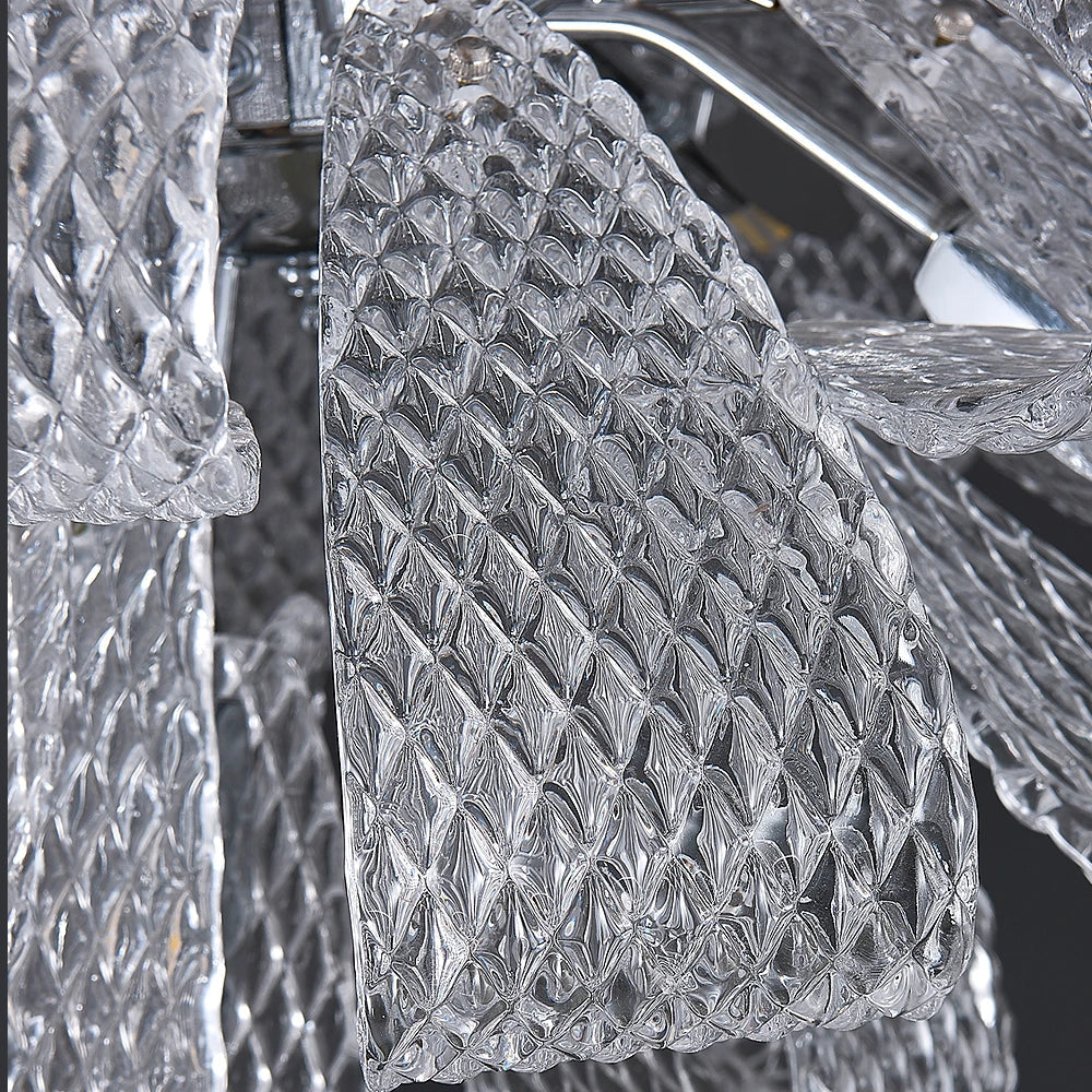 Luminaire Lustre design contemporain en verre – Référence : Elora7385- - Nexa Lights
