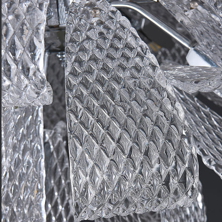 Luminaire Lustre design contemporain en verre – Référence : Elora7385- - Nexa Lights