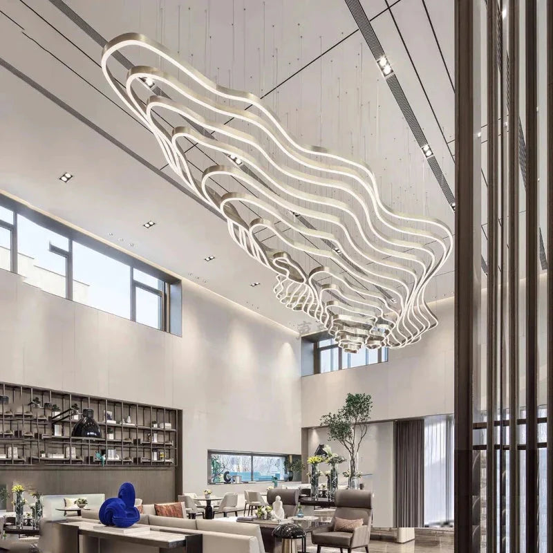 Luminaire Lustre design contemporain personnalisable – Référence : Elowen7634- - Nexa Lights