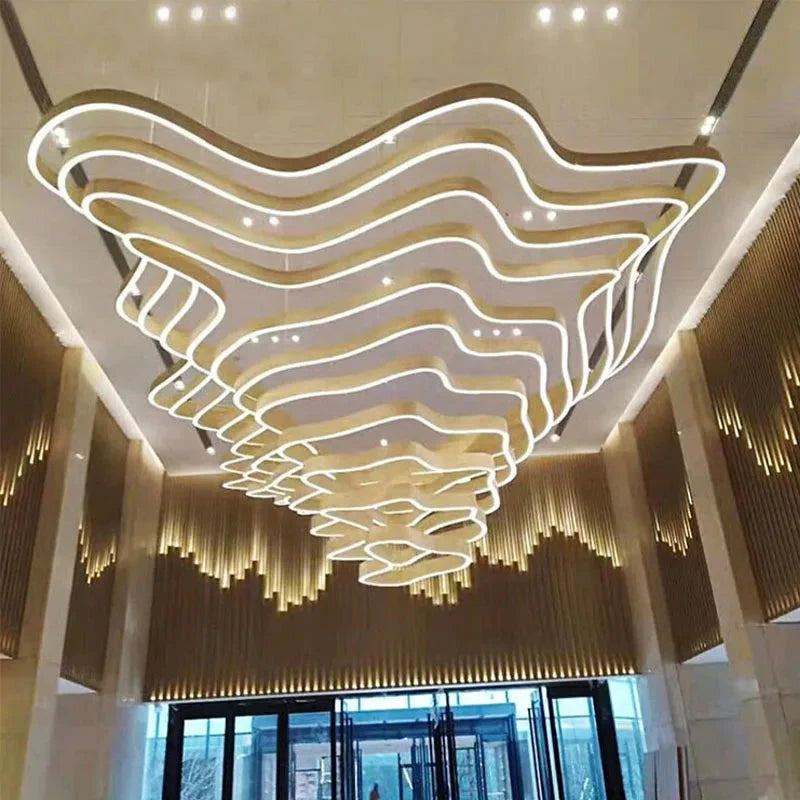 Luminaire Lustre design contemporain personnalisable – Référence : Elowen7634- - Nexa Lights