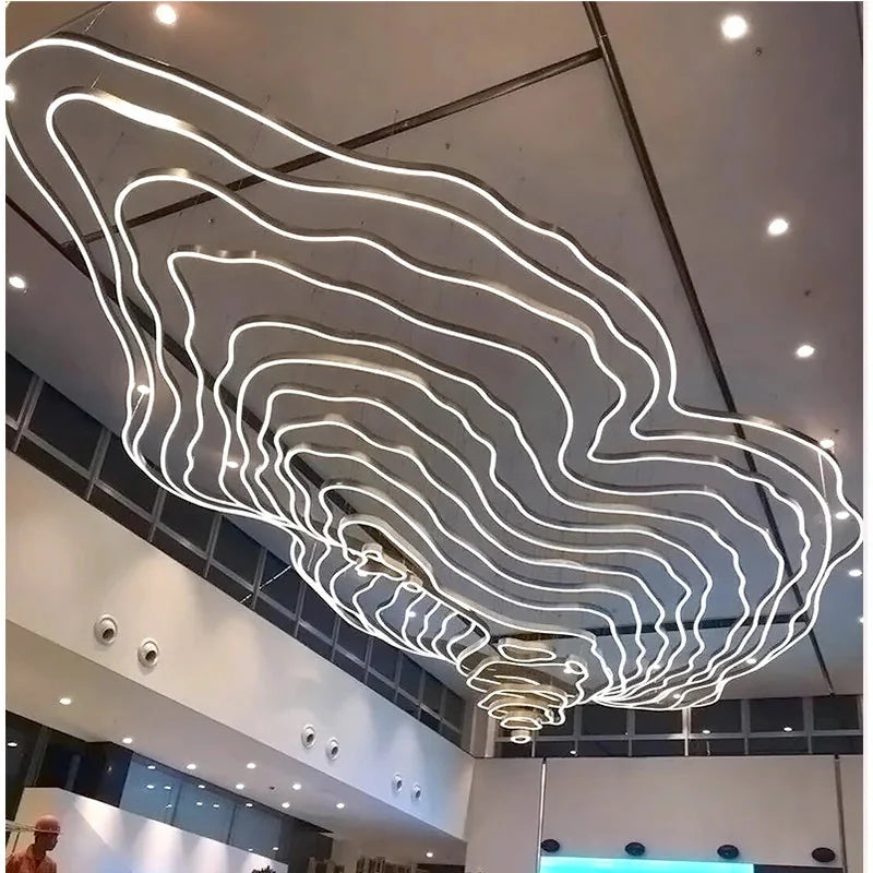 Luminaire Lustre design contemporain personnalisable – Référence : Elowen7634- - Nexa Lights
