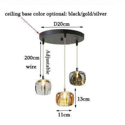 Luminaire Lustre design élégant en cristal – Référence : Marzela8421- - Nexa Lights