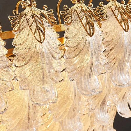 Luminaire Lustre design en verre LED – Référence : Solène3847- - Nexa Lights