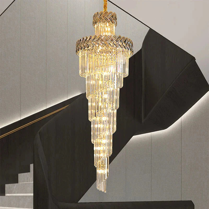 Luminaire Lustre design épuré en cristal – Référence : Elowen8231- - Nexa Lights
