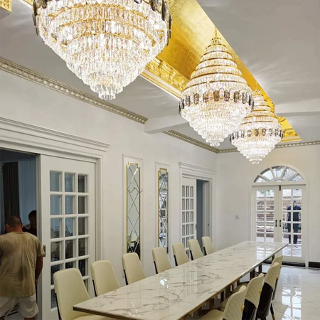 Luminaire Lustre design moderne en cristal – Référence : Meliora3847- - Nexa Lights