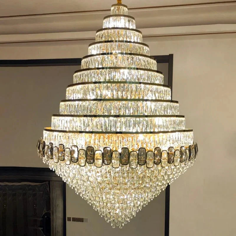 Luminaire Lustre design moderne en cristal – Référence : Meliora3847- - Nexa Lights
