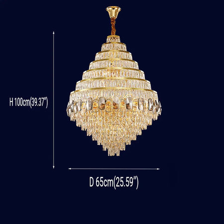 Luminaire Lustre design moderne en cristal – Référence : Meliora3847- - Nexa Lights