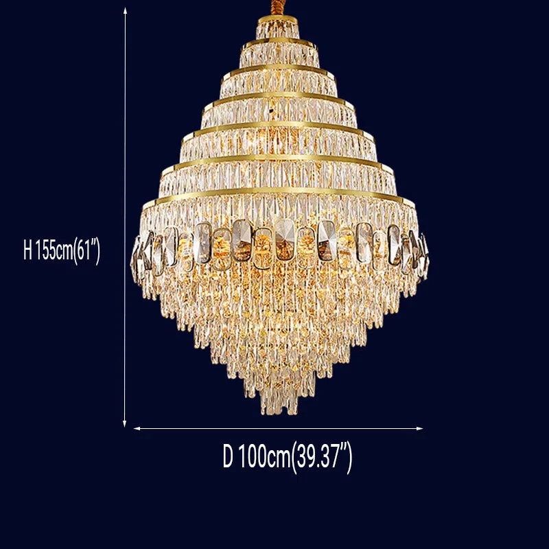 Luminaire Lustre design moderne en cristal – Référence : Meliora3847- - Nexa Lights