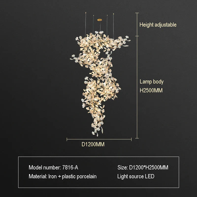 Luminaire Lustre design nordique en cristal – Référence : Elysia3857- - Nexa Lights