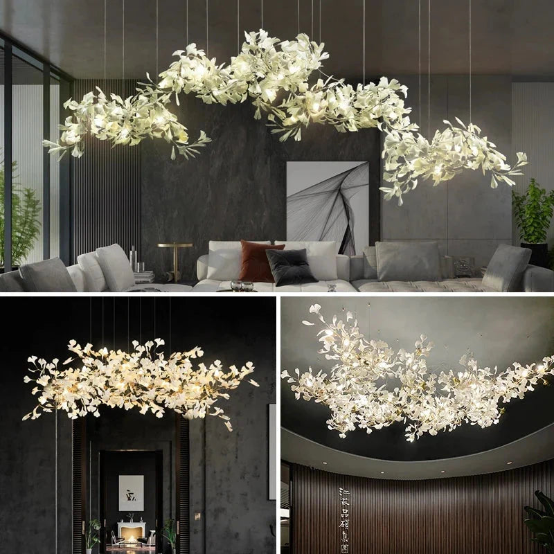 Luminaire Lustre design nordique en cristal – Référence : Elysia3857- - Nexa Lights