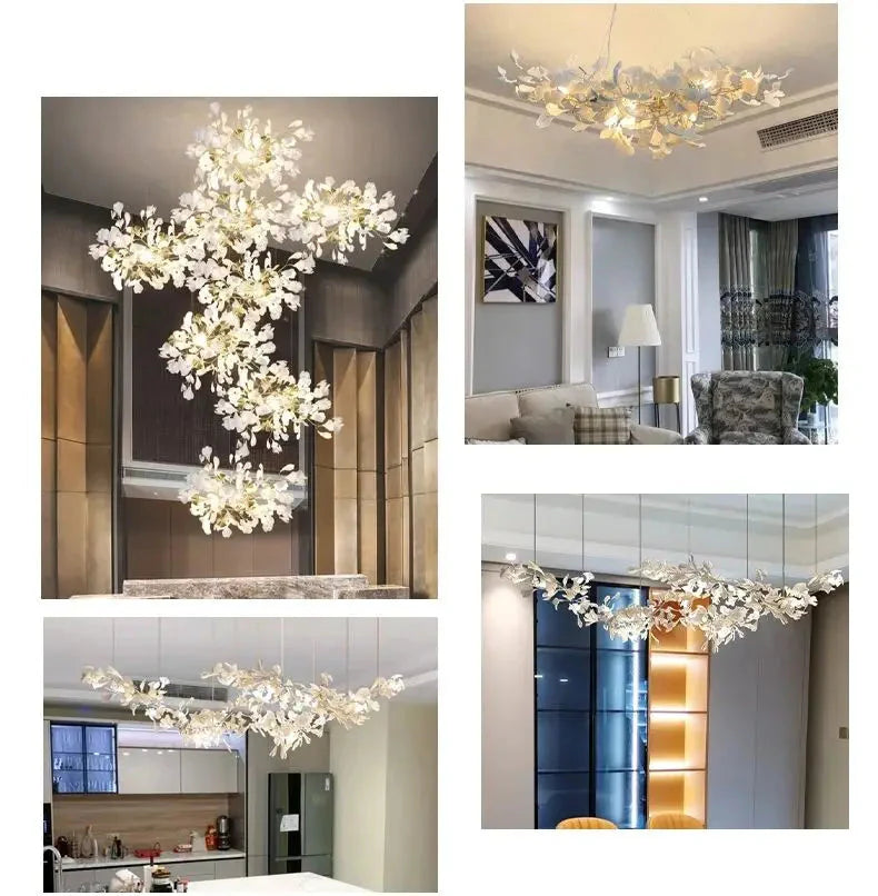 Luminaire Lustre design nordique en cristal – Référence : Elysia3857- - Nexa Lights