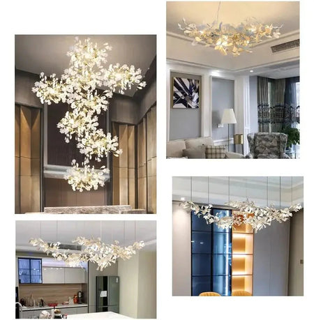 Luminaire Lustre design nordique en cristal – Référence : Elysia3857- - Nexa Lights