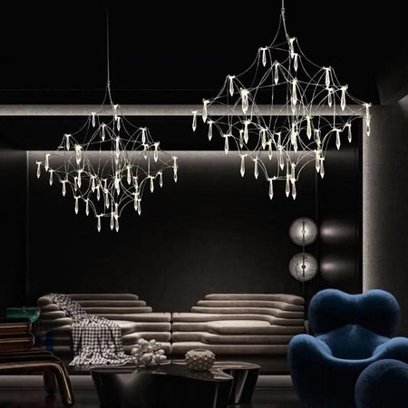 Luminaire Lustre design postmoderne en cristal – Référence : Elowen8375- - Nexa Lights