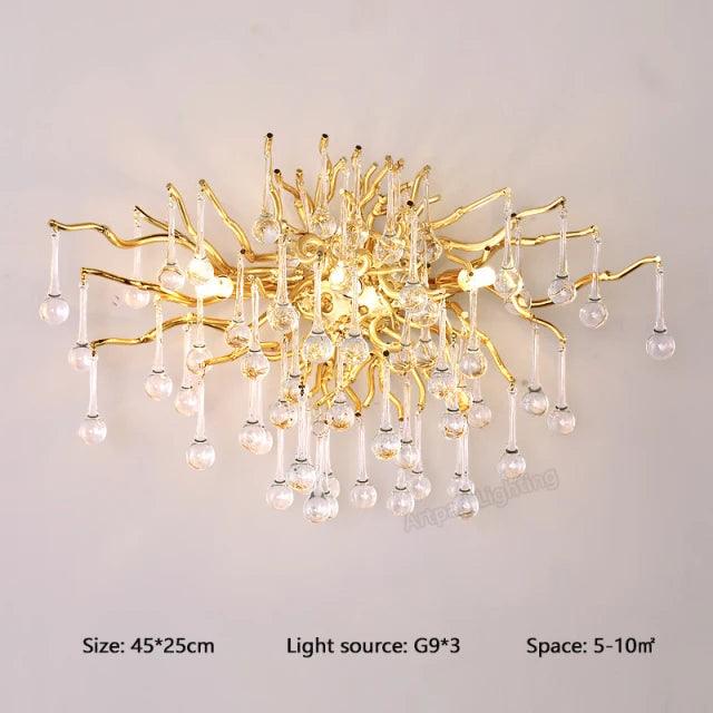 Luminaire Lustre design postmoderne en cristal – Référence : Melian8371- - Nexa Lights