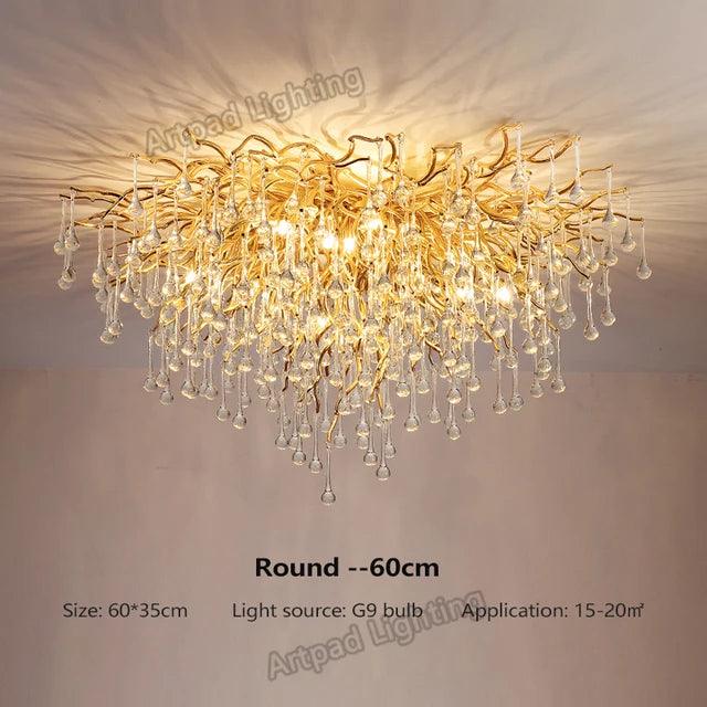 Luminaire Lustre design postmoderne en cristal – Référence : Melian8371- - Nexa Lights