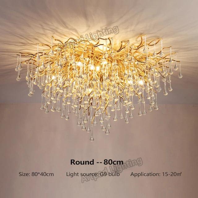 Luminaire Lustre design postmoderne en cristal – Référence : Melian8371- - Nexa Lights