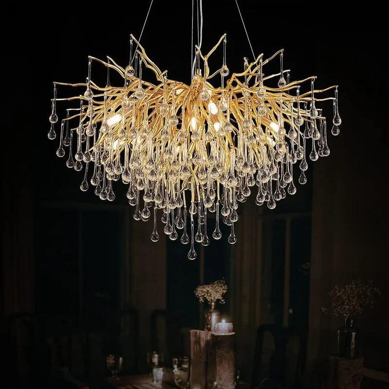 Luminaire Lustre design postmoderne en cristal – Référence : Melian8371- - Nexa Lights