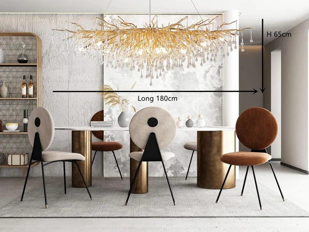 Luminaire Lustre design postmoderne en cristal – Référence : Melian8371- - Nexa Lights