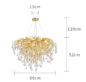 Luminaire Lustre design postmoderne en cristal – Référence : Melian8371- - Nexa Lights