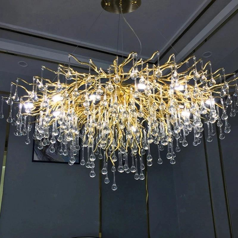 Luminaire Lustre design postmoderne en cristal – Référence : Melian8371- - Nexa Lights