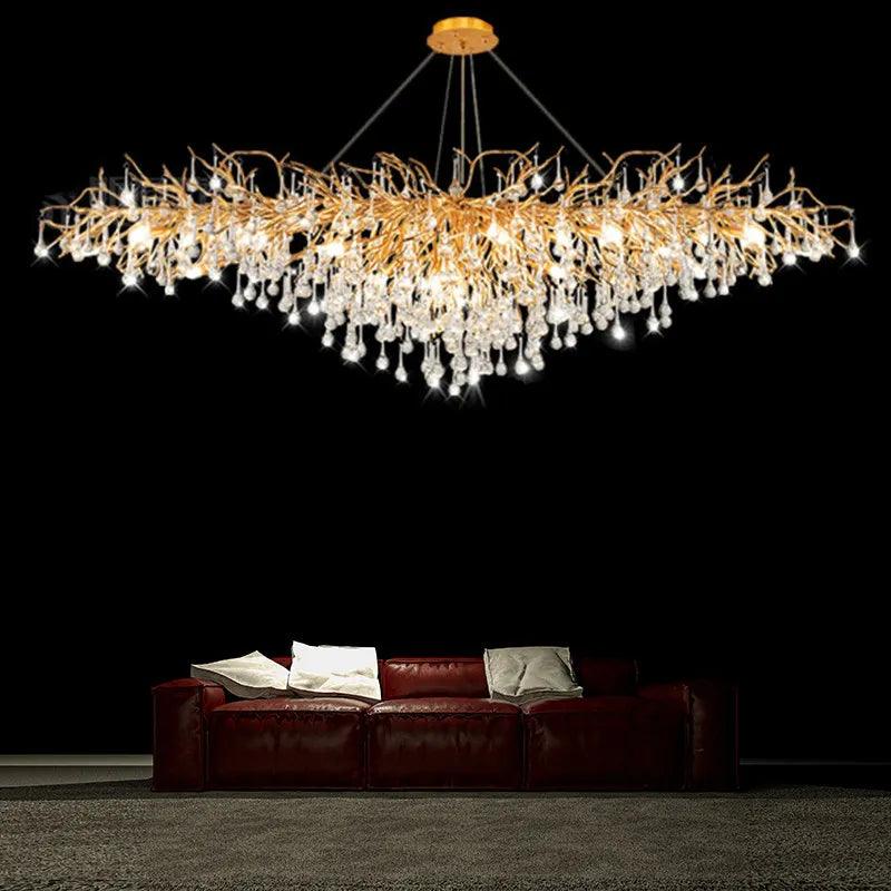 Luminaire Lustre design postmoderne en cristal – Référence : Melian8371- - Nexa Lights