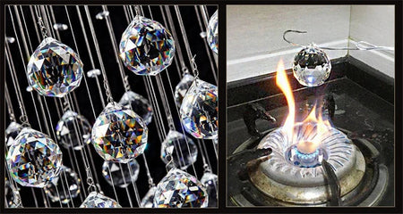 Luminaire Lustre design spirale en cristal – Référence : Elowen3847- - Nexa Lights