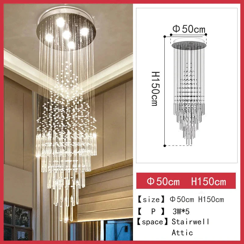 Luminaire Lustre éclat cristallin – Référence : Elowen7834- - Nexa Lights