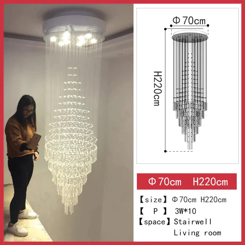 Luminaire Lustre éclat cristallin – Référence : Elowen7834- - Nexa Lights