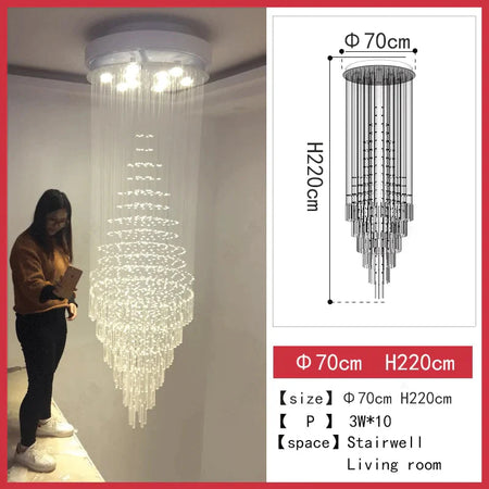 Luminaire Lustre éclat cristallin – Référence : Elowen7834- - Nexa Lights