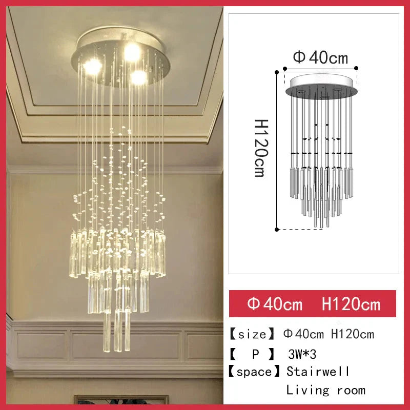 Luminaire Lustre éclat cristallin – Référence : Elowen7834- - Nexa Lights