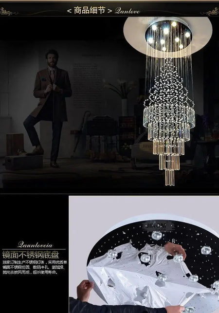 Luminaire Lustre éclat cristallin – Référence : Elowen7834- - Nexa Lights