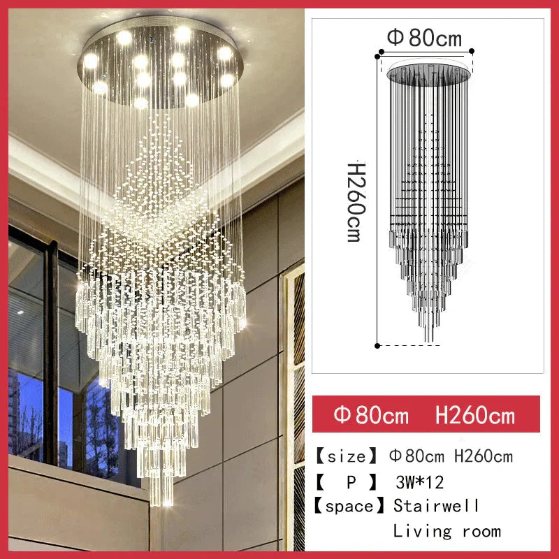 Luminaire Lustre éclat cristallin – Référence : Elowen7834- - Nexa Lights
